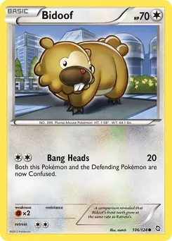 Bidoof #106, Dragons Exalted
