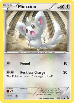 Minccino #109, Dragons Exalted