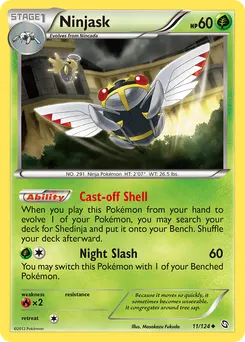 Ninjask #11, Reverse Foil