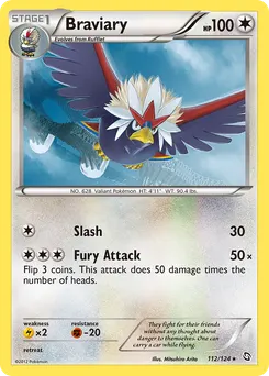 Braviary #112, Reverse Holo