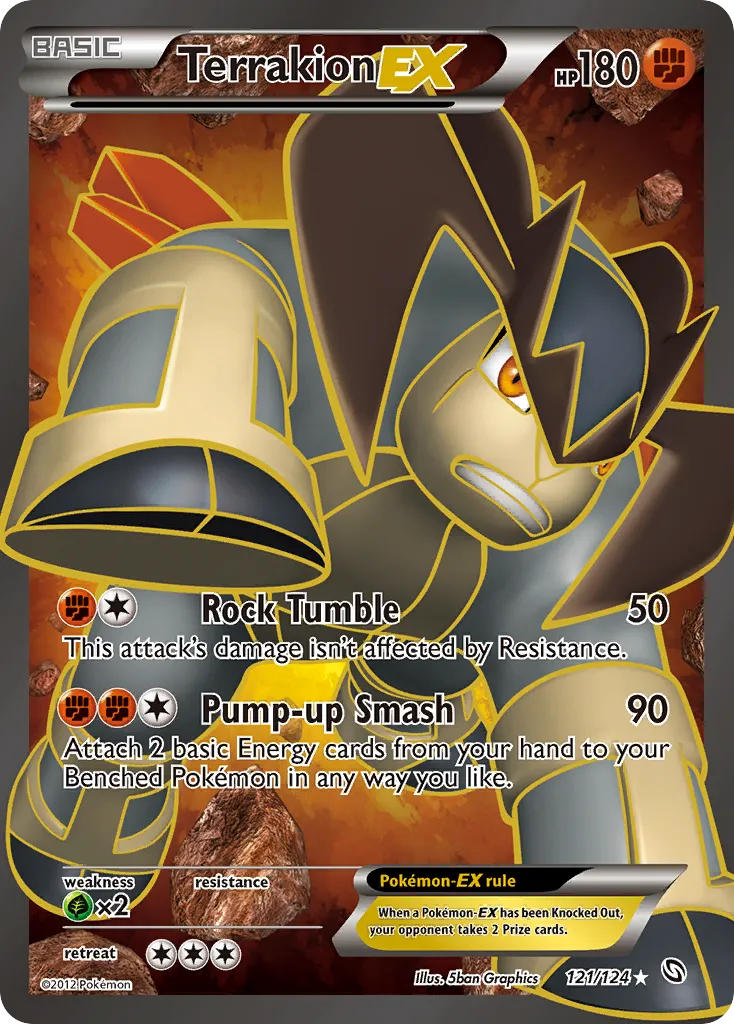 Terrakion-EX #121, Dragons Exalted