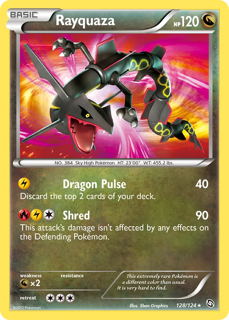 Rayquaza #128, Dragons Exalted