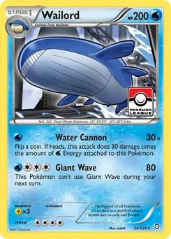 Wailord #26, Reverse Foil