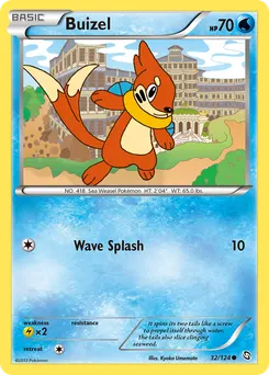 Buizel #32, Reverse Foil
