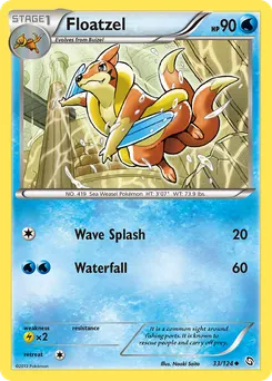 Floatzel #33, Reverse Foil
