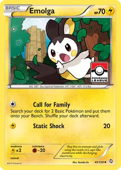 Emolga #45, Reverse Foil