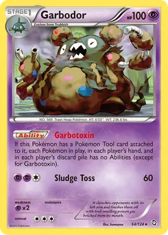 Garbodor #54, Reverse Foil