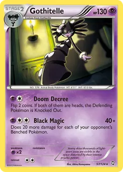Gothitelle #57, Reverse Foil