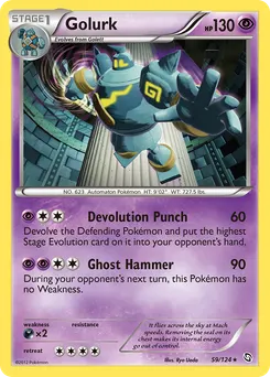 Golurk #59, Reverse Foil