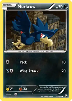 Murkrow #72, Reverse Foil