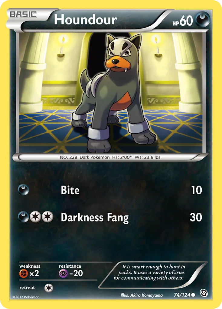 Houndour #74, Dragons Exalted