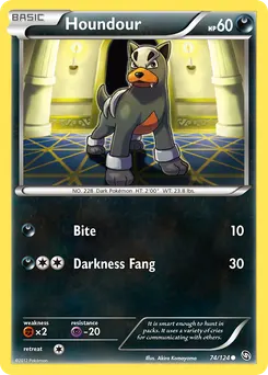 Houndour #74, Reverse Foil