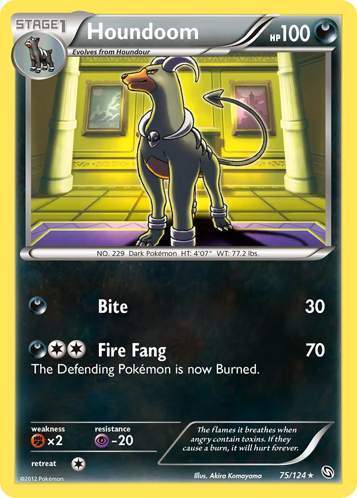 Houndoom #75, Dragons Exalted
