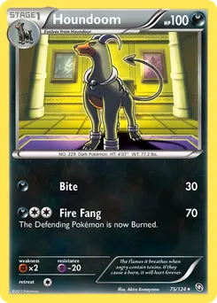 Houndoom #75, Reverse Foil