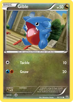 Gible #86, Reverse Foil