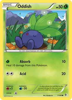 Oddish #1, Reverse Foil
