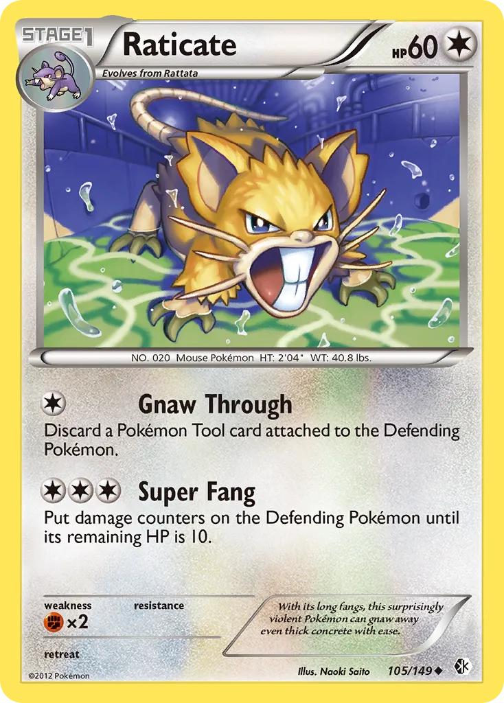 Raticate #105, Boundaries Crossed
