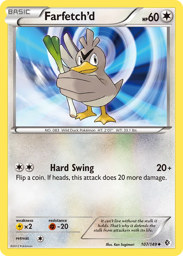 Farfetch'd #107, Boundaries Crossed Reverse Foil