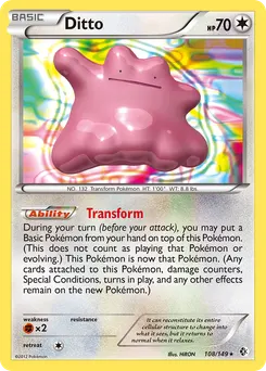 Ditto #108, Reverse Foil