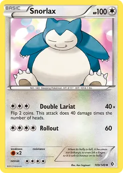 Snorlax #109, Reverse Foil