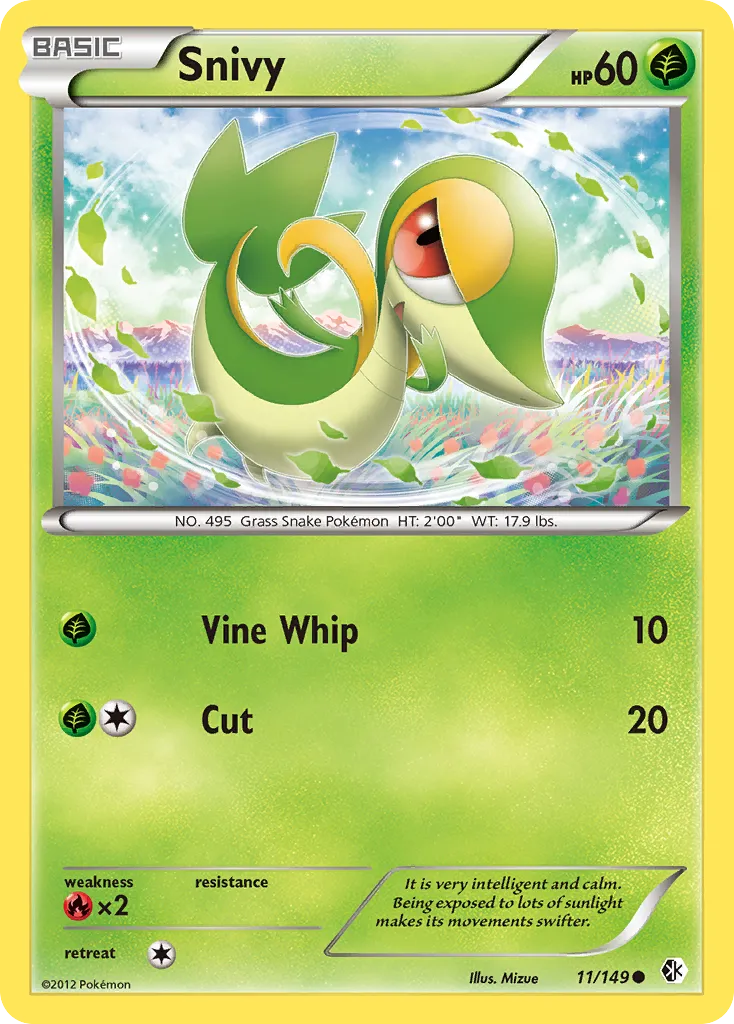 Snivy #11, Boundaries Crossed Reverse Foil