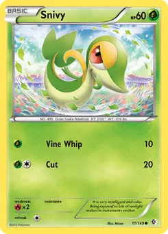 Snivy #11, Reverse Foil