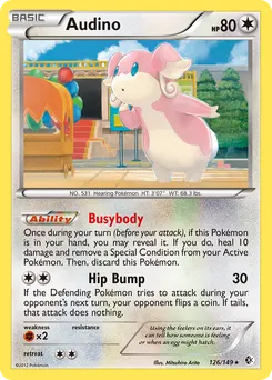 Audino #126, Reverse Foil
