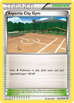Aspertia City Gym #127, Reverse Foil