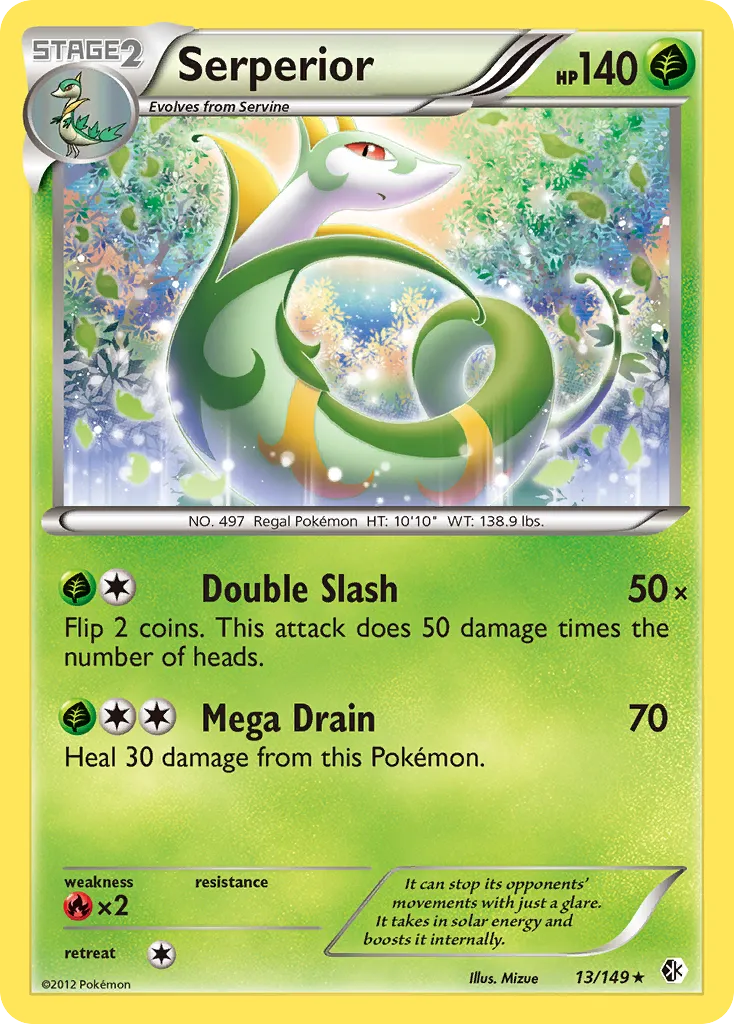 Serperior #13, Boundaries Crossed Reverse Foil