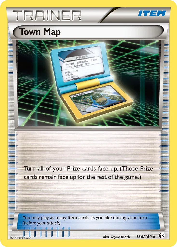 Town Map #136, Boundaries Crossed Reverse Foil
