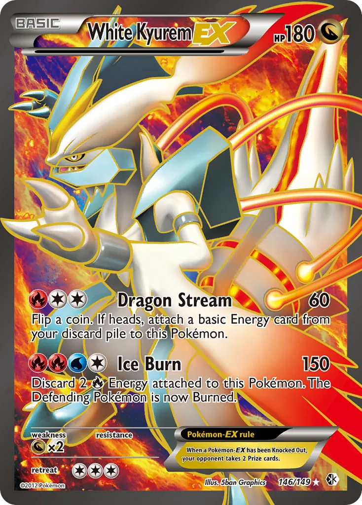 White Kyurem-EX #146, Boundaries Crossed
