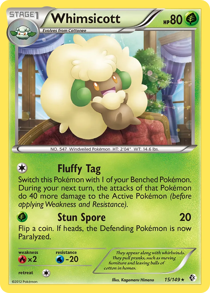 Whimsicott #15, Boundaries Crossed Reverse Foil