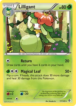 Lilligant #17, Reverse Foil