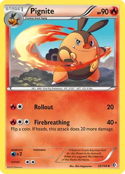 Pignite #25, Reverse Foil