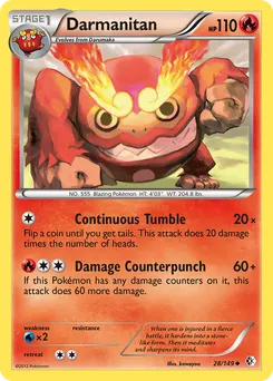Darmanitan #28, Reverse Foil