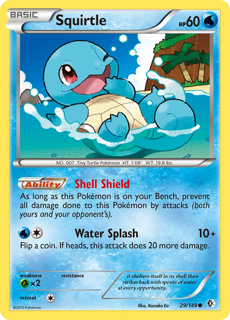 Squirtle #29, Boundaries Crossed Reverse Foil