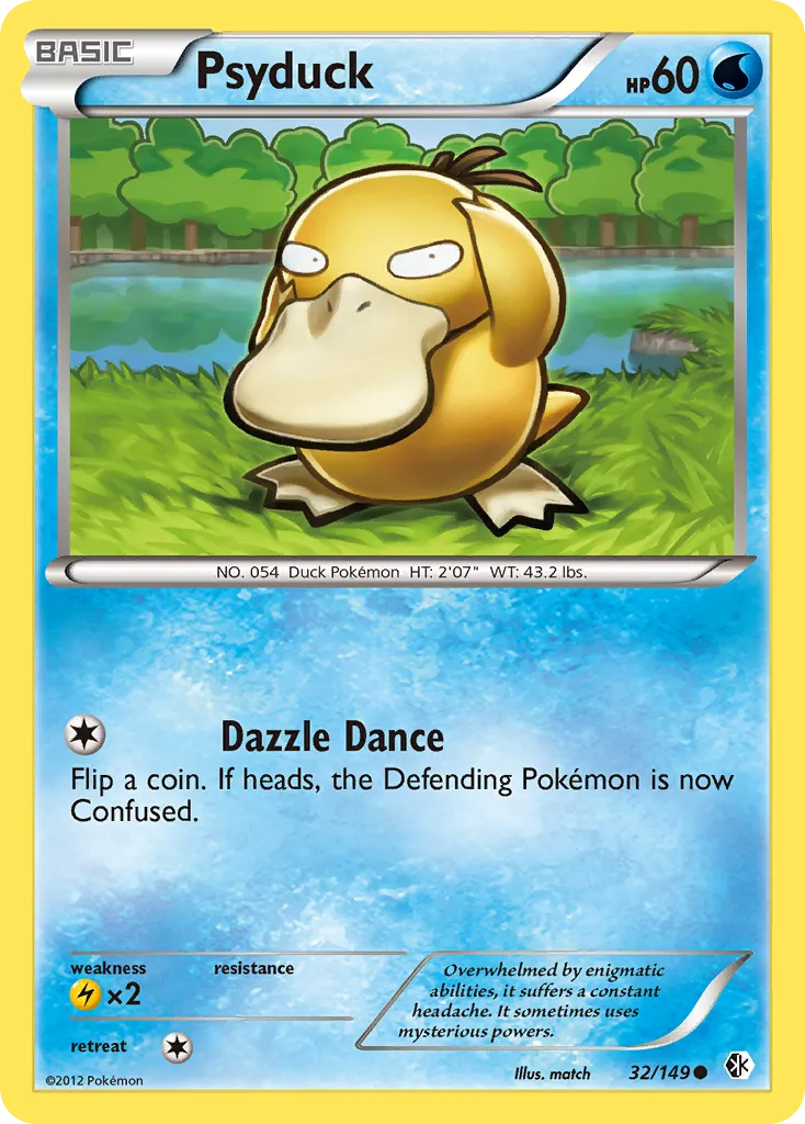 Psyduck #32, Boundaries Crossed Reverse Foil