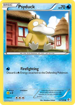 Psyduck #33, Reverse Foil