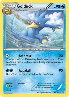Golduck #35, Reverse Foil
