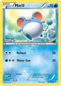 Marill #36, Reverse Foil