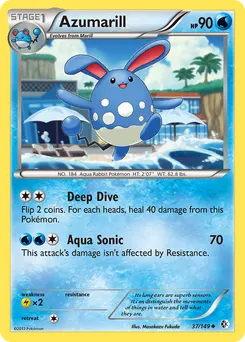 Azumarill #37, Reverse Foil