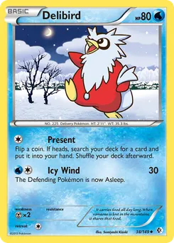 Delibird #38, Crosshatch-2012 1st Place Pokemon League/Challenge