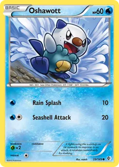 Oshawott #39, Reverse Foil