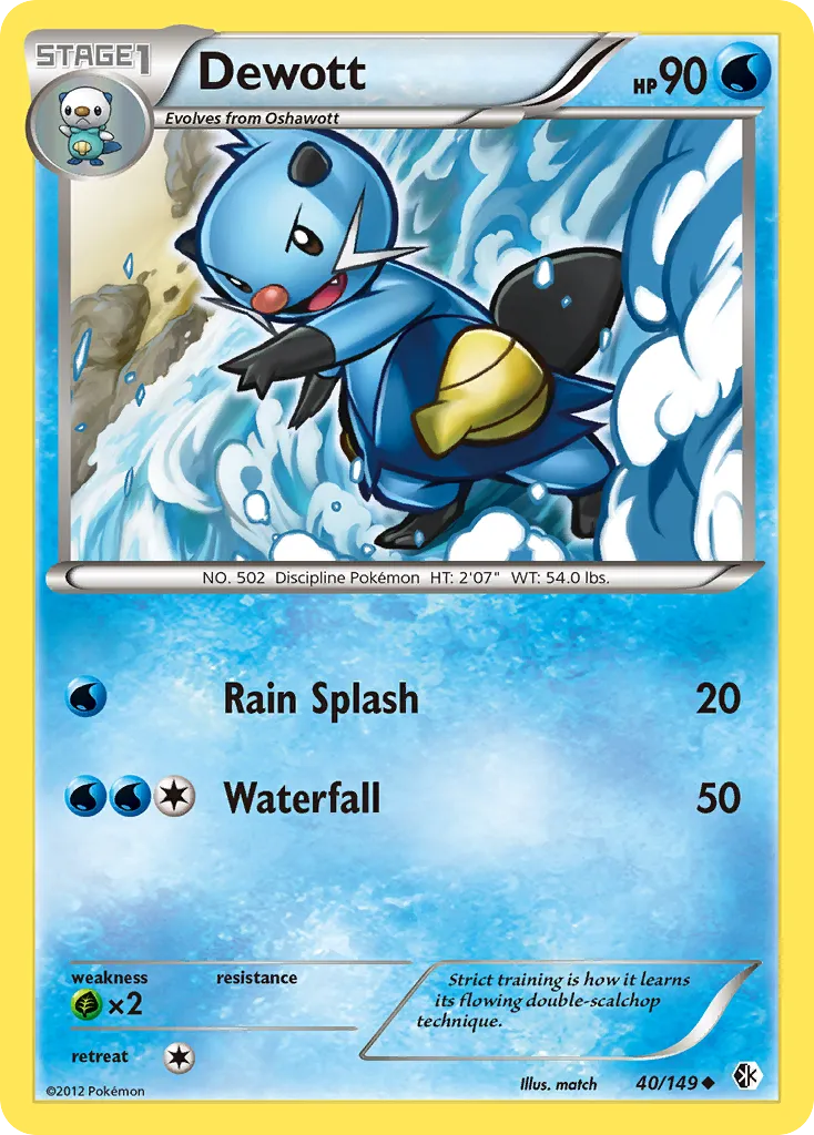 Dewott #40, Boundaries Crossed Reverse Foil