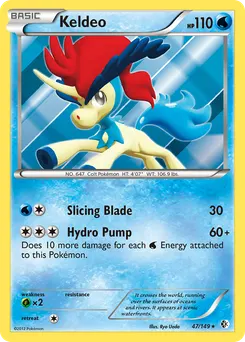 Keldeo #47, Reverse Foil