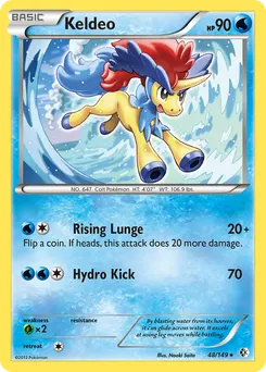 Keldeo #48, Reverse Foil