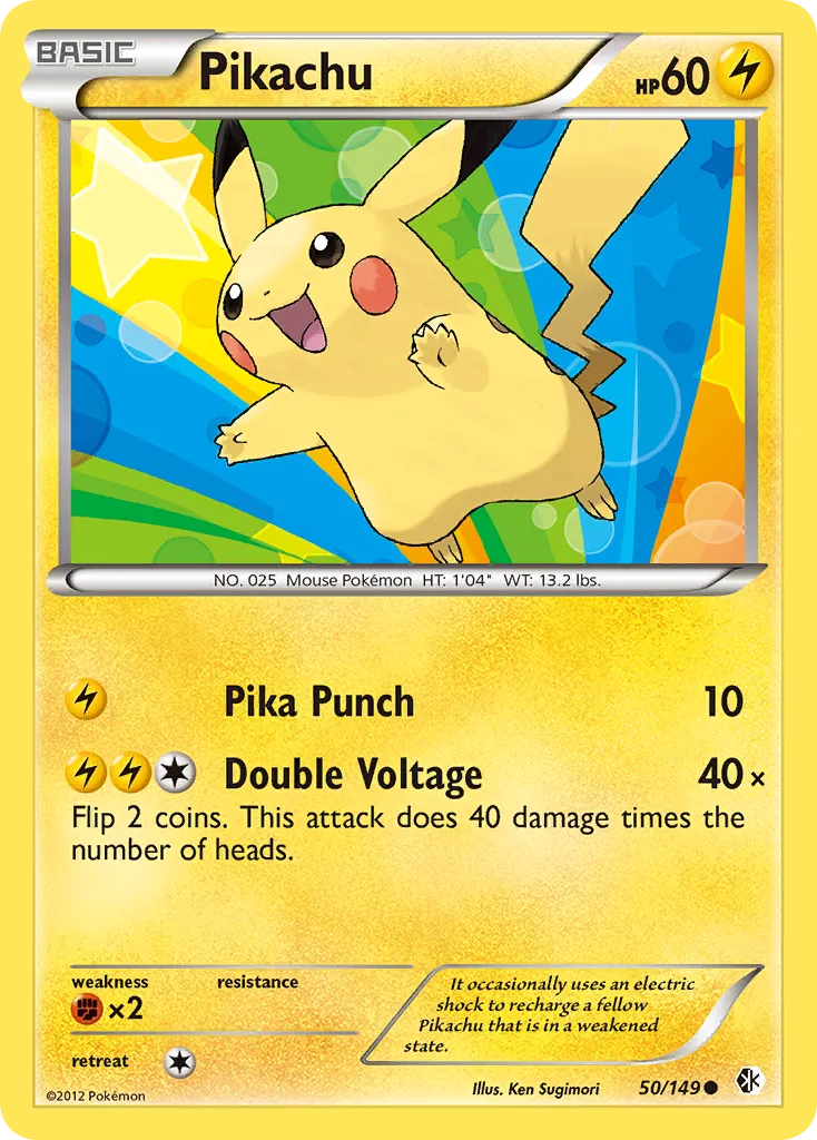 Pikachu #50, Boundaries Crossed Inverted Back