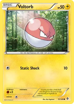 Voltorb #51, Reverse Foil