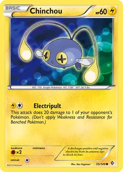 Chinchou #55, Reverse Foil
