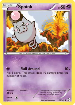 Spoink #59, Reverse Foil